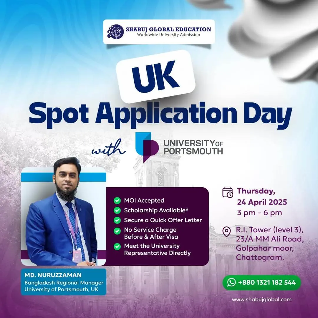UK Spot Application Day with University of Portsmouth