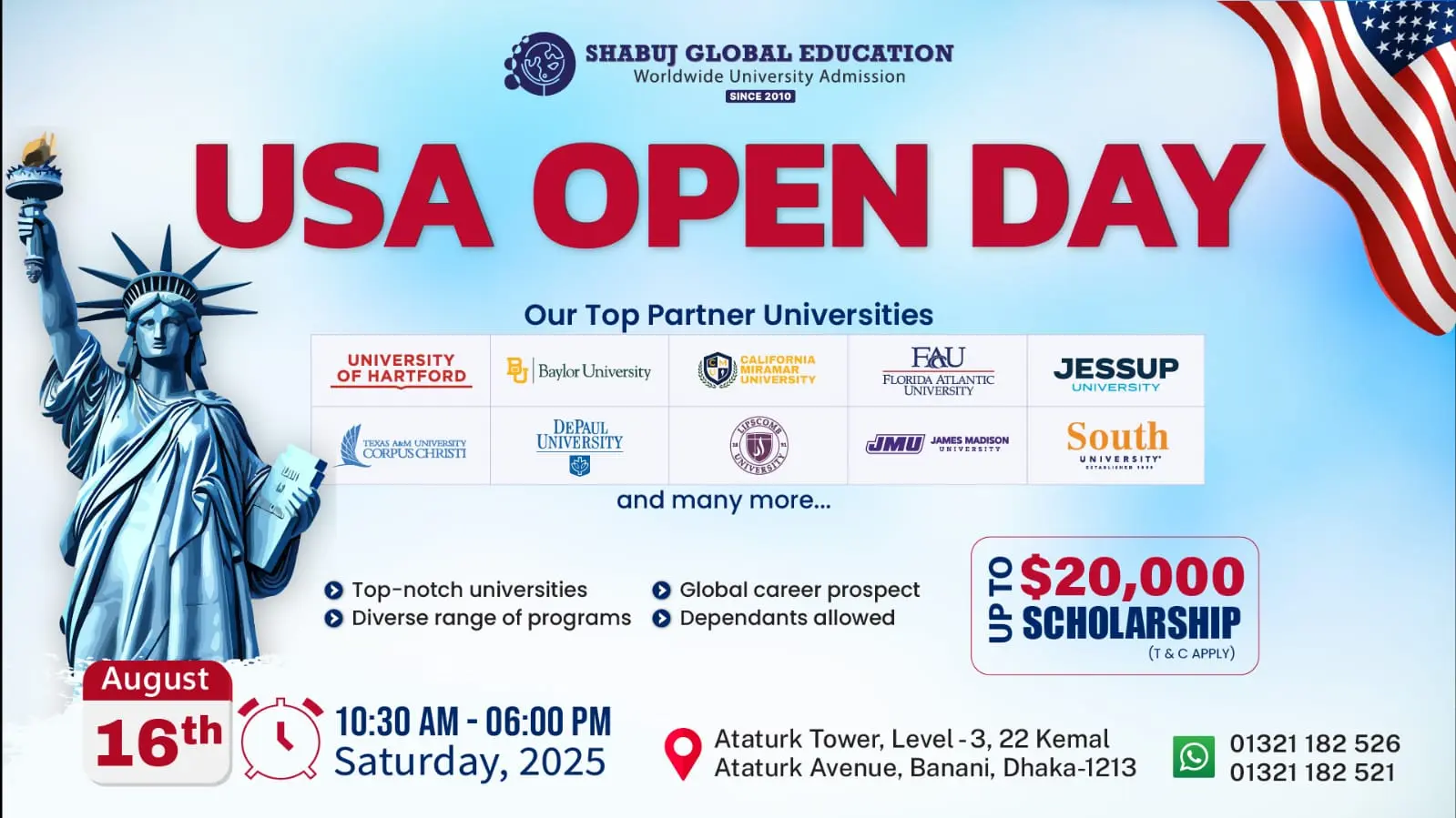 USA Open Day 2025 – Your Gateway to Studying in America