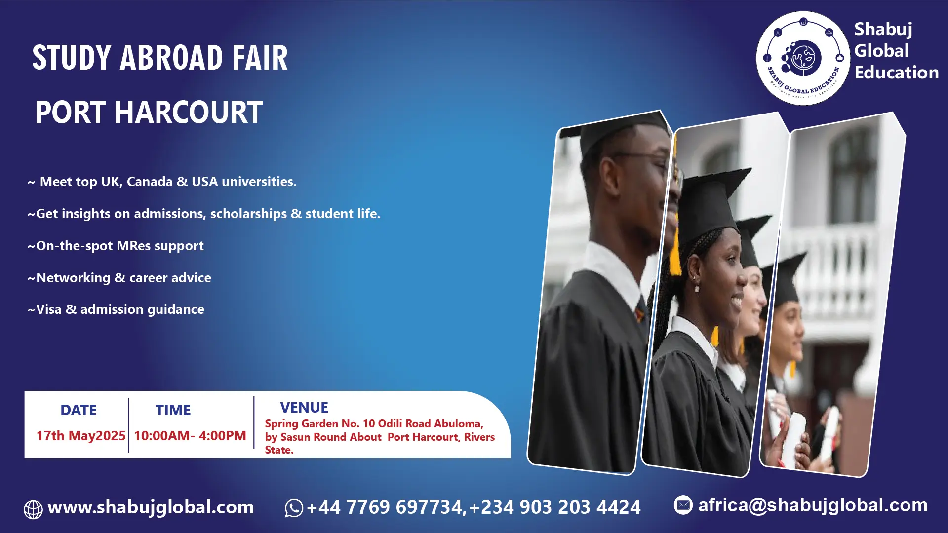 Port Harcourt Study Abroad Fair – Explore Global Education!