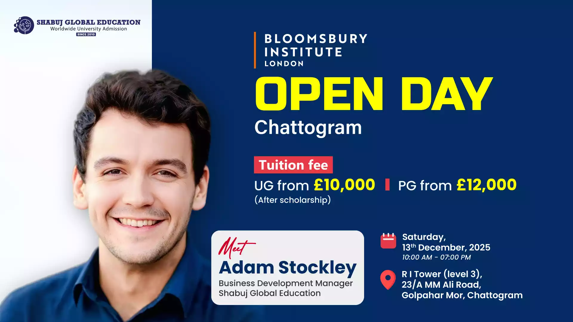 UK University Open Day in Chattogram: Bloomsbury Institute London 2026